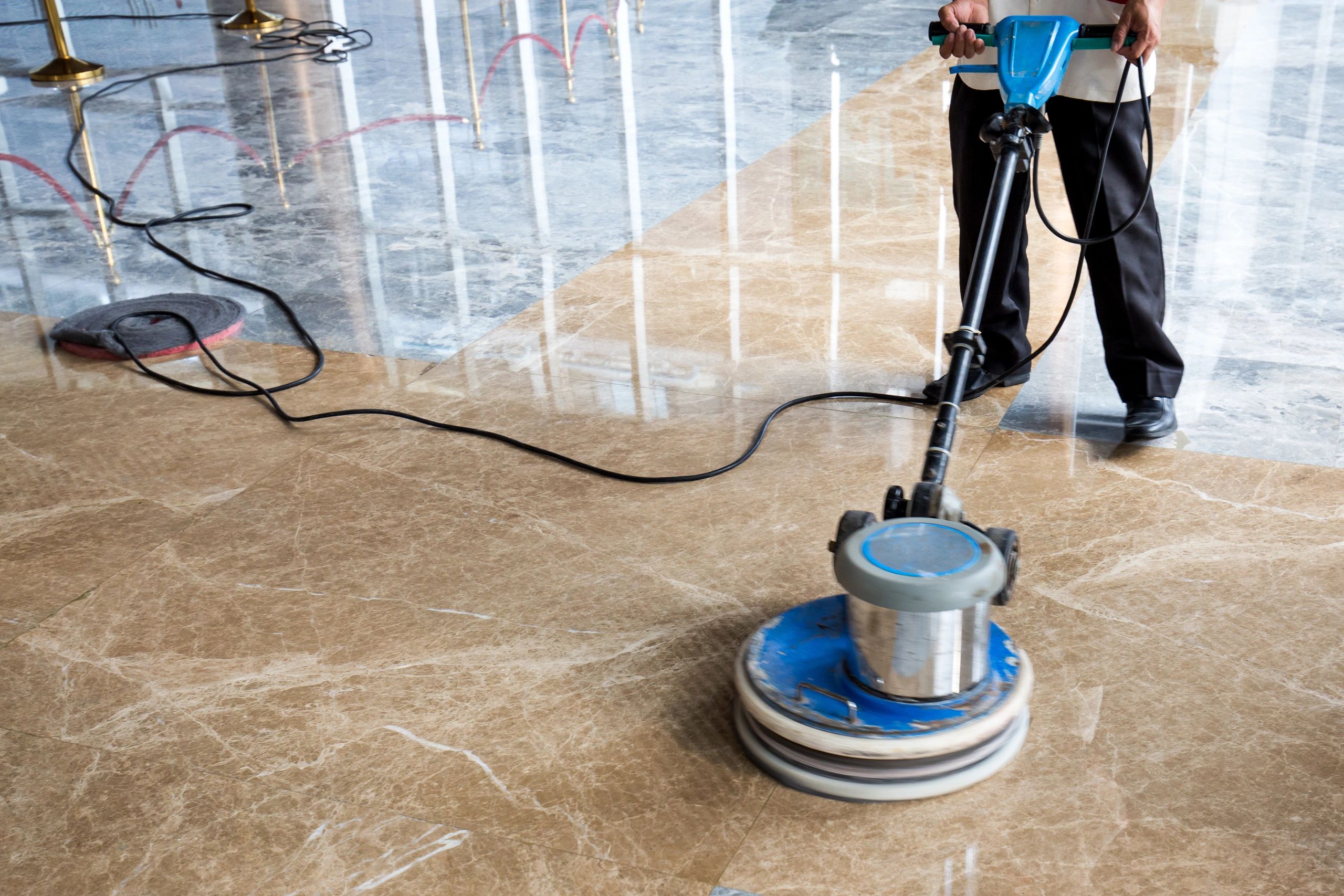 Traitement professionnel des sols en marbre et carrelage